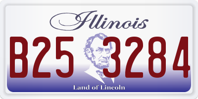 IL license plate B253284