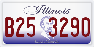 IL license plate B253290