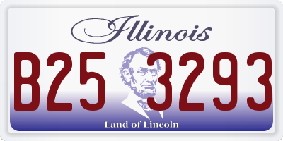 IL license plate B253293
