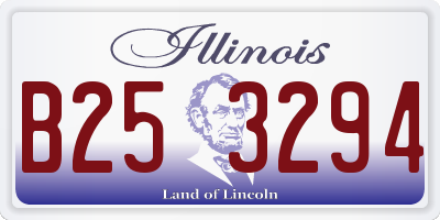 IL license plate B253294