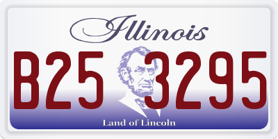 IL license plate B253295