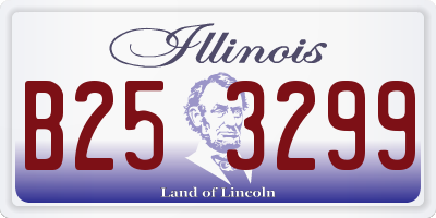 IL license plate B253299