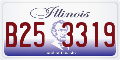 IL license plate B253319