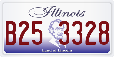 IL license plate B253328
