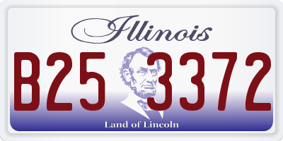 IL license plate B253372