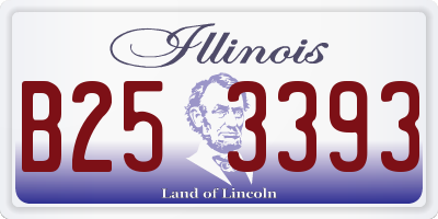 IL license plate B253393