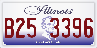 IL license plate B253396