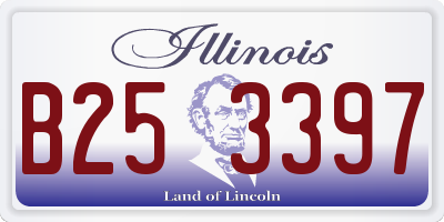 IL license plate B253397
