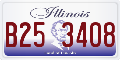 IL license plate B253408