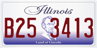 IL license plate B253413