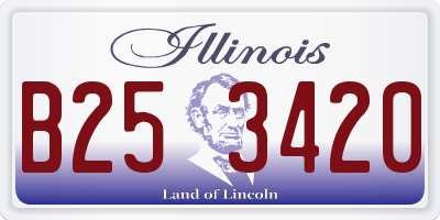 IL license plate B253420