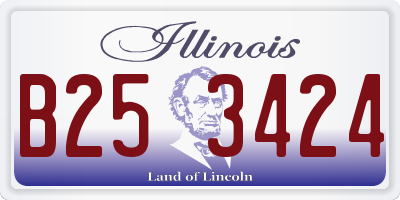 IL license plate B253424