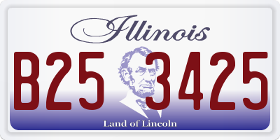 IL license plate B253425