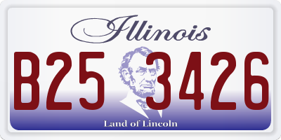 IL license plate B253426