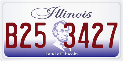 IL license plate B253427