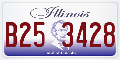 IL license plate B253428