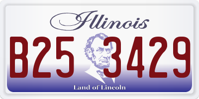 IL license plate B253429