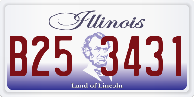 IL license plate B253431