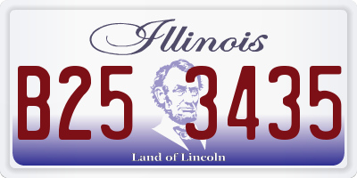 IL license plate B253435