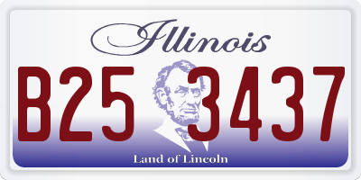 IL license plate B253437