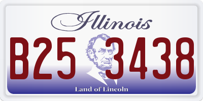 IL license plate B253438