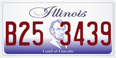 IL license plate B253439