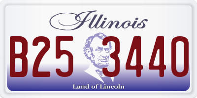 IL license plate B253440
