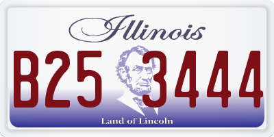 IL license plate B253444