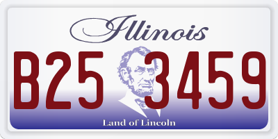 IL license plate B253459