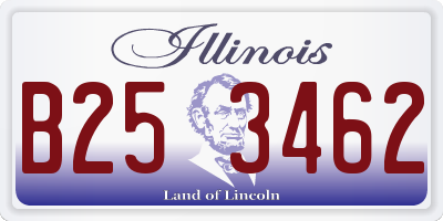 IL license plate B253462
