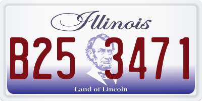 IL license plate B253471