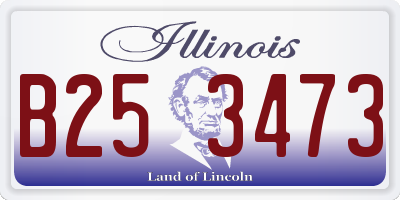 IL license plate B253473
