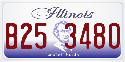 IL license plate B253480