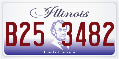 IL license plate B253482