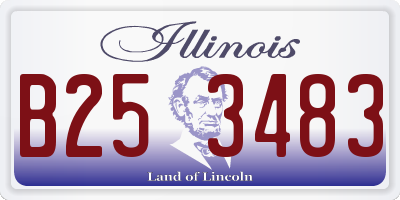 IL license plate B253483