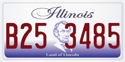 IL license plate B253485