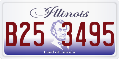 IL license plate B253495