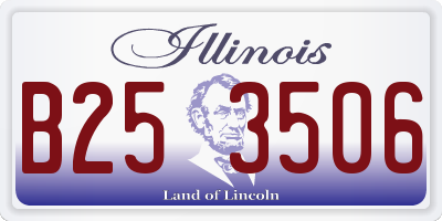 IL license plate B253506