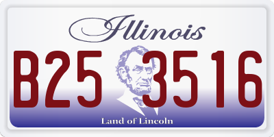 IL license plate B253516