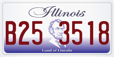 IL license plate B253518