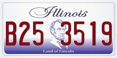 IL license plate B253519
