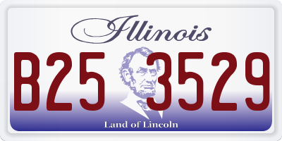 IL license plate B253529