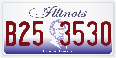 IL license plate B253530