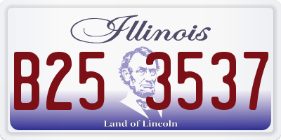 IL license plate B253537