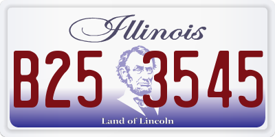 IL license plate B253545