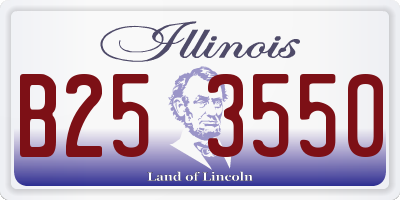 IL license plate B253550