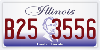 IL license plate B253556