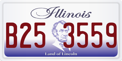 IL license plate B253559