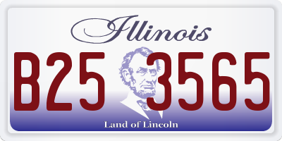 IL license plate B253565