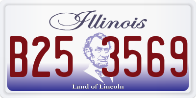 IL license plate B253569
